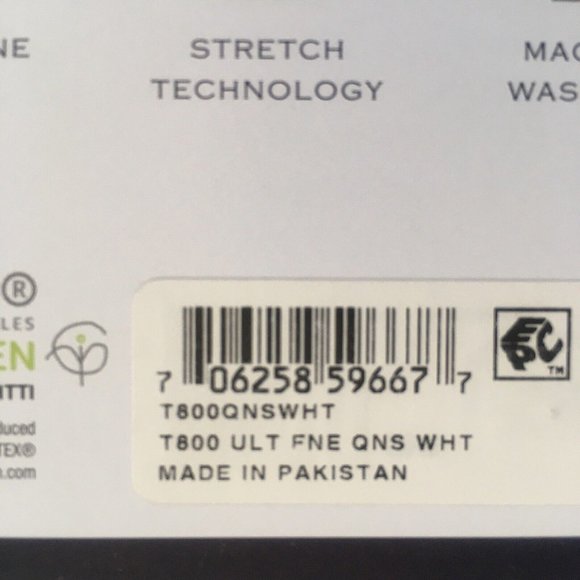 new White Charter Club Sleep Luxe 800 Thread Count 100% Cotton QUEEN Sheet Set - Picture 7 of 7